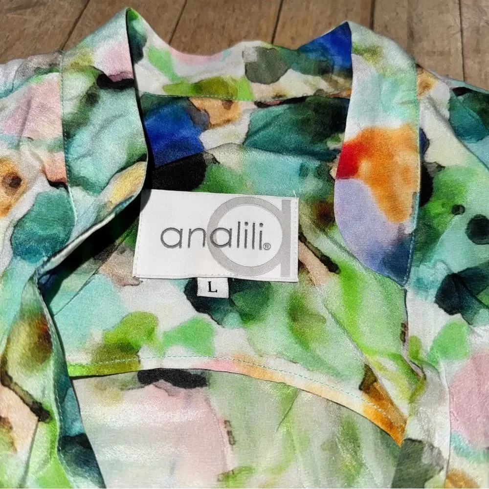 Silk Floral Sleeveless Jumpsuit - Picture 7 of 11